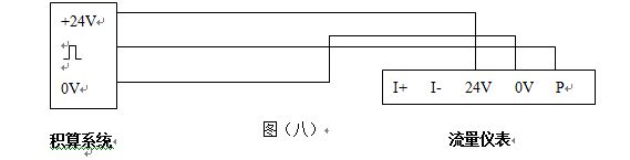 液體渦街流量計三線制渦街流量儀表配線設計